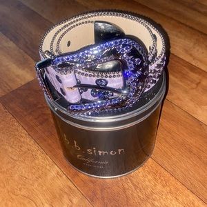 Lavender/Lilac BB Simon Belt, Size 32
